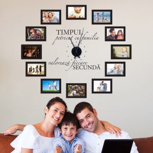 Ceas de perete pentru familie